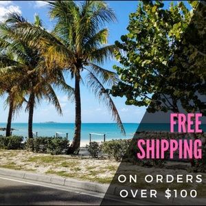 Free shipping on orders $100 of more.